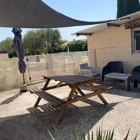 Apartmán Serenity Dans Propriete Avec Jardin, Terrasse, Wifi, Piscine Et Parking Entre Beziers Et Pezenas Servian