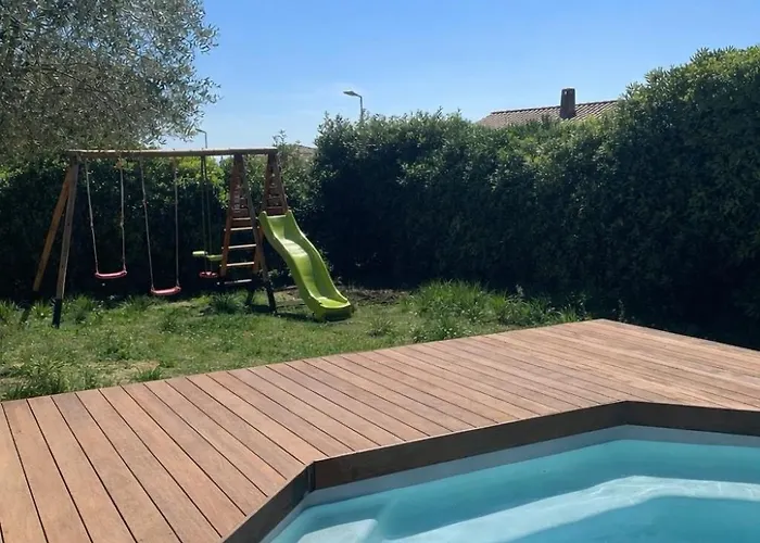 Serenity Dans Propriete Avec Jardin, Terrasse, Wifi, Piscine Et Parking Entre Beziers Et Pezenas
